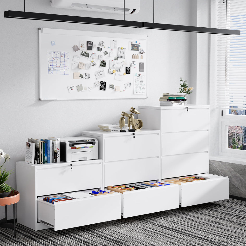 4 Drawer Metal File Cabinet with Lock F466
