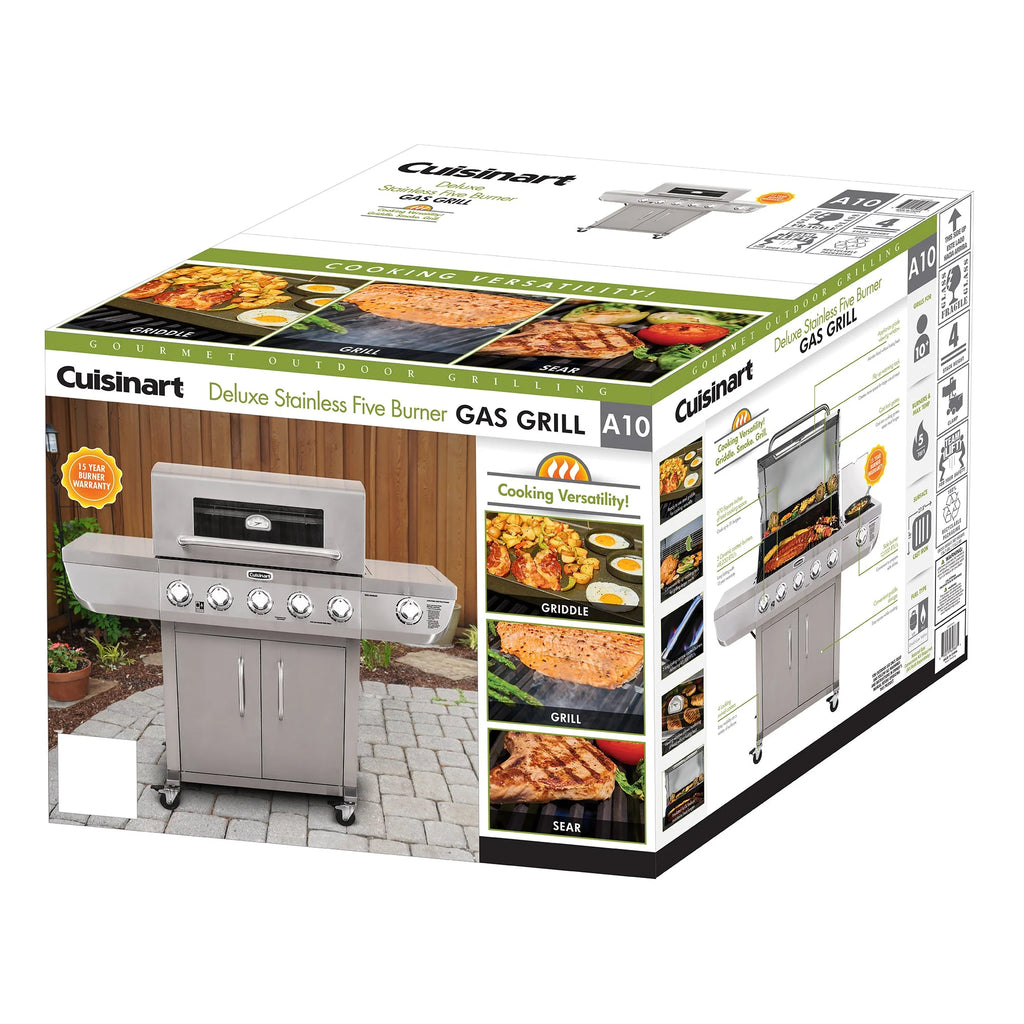 5-Burner Dual Fuel Gas Grill F336423