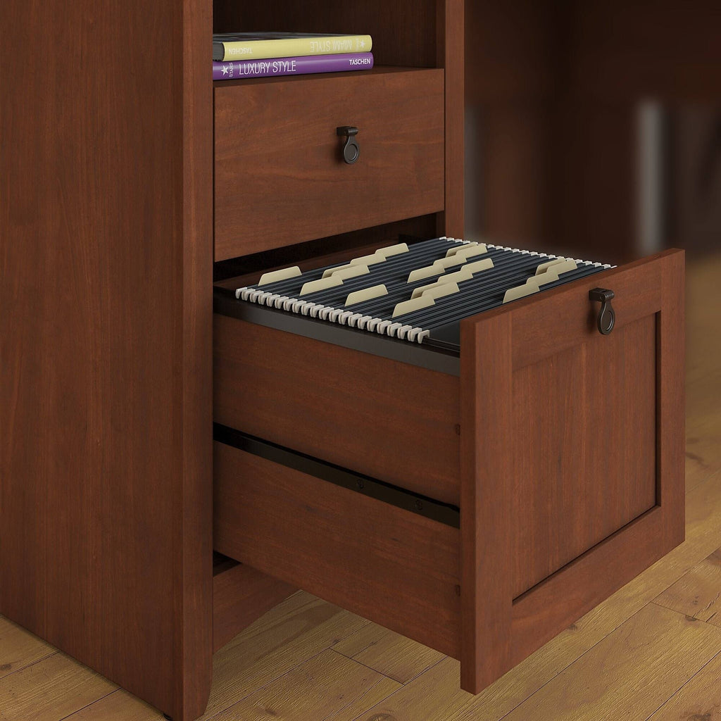2 Drawer File Cabinet in Serene Cherry O86689