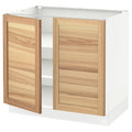 White 36x24x30 Base Cabinet with Shelves and 2 Doors K87247