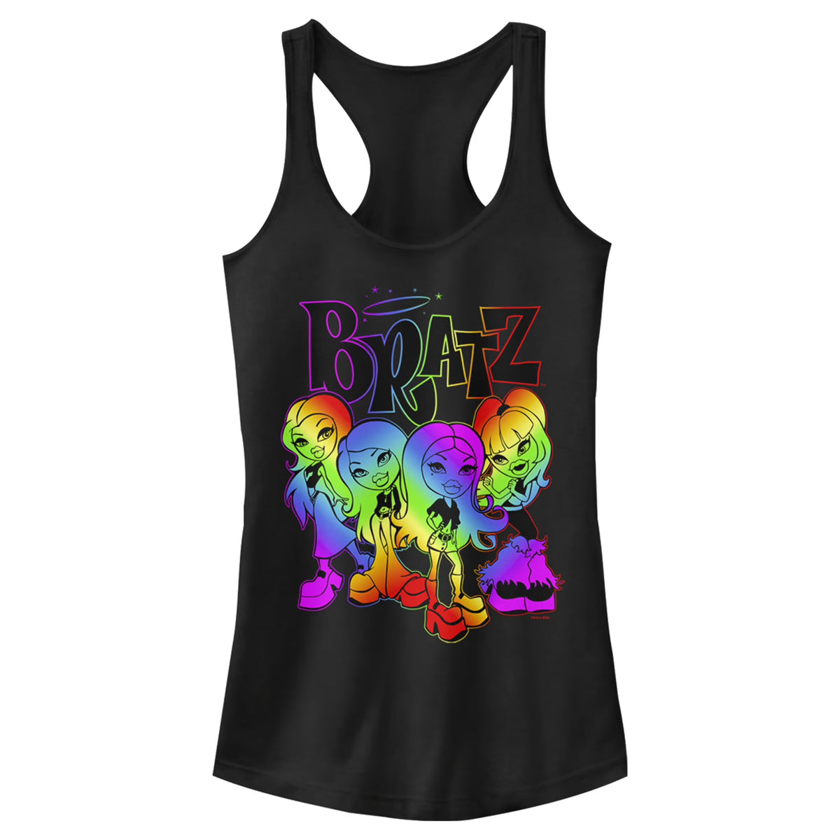 Black Medium Racerback Tank Top L968