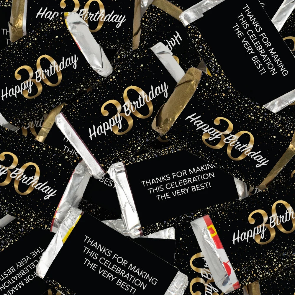164 Pcs 30th Birthday Candy Party Favors Miniatures Chocolate H59174