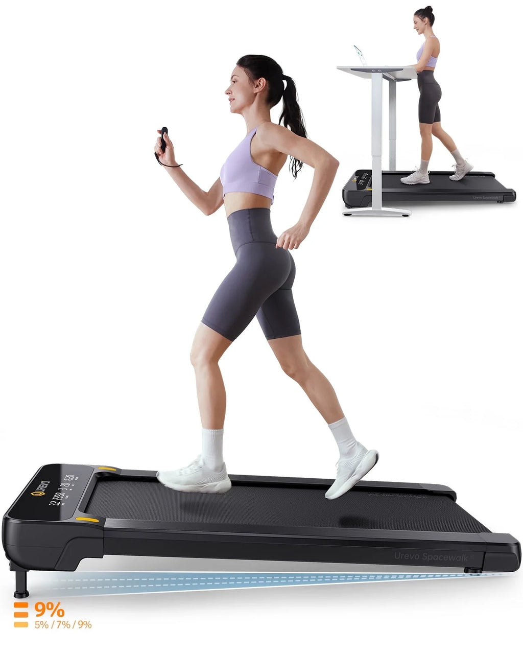 2.5 HP Treadmill with Auto Incline V7467