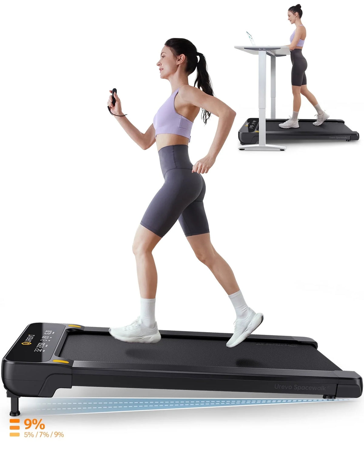 2.5 HP Treadmill with Auto Incline V7467