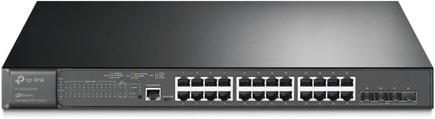 24 Port Gigabit Smart Managed PoE Switch with 4 SFP Slots U439207