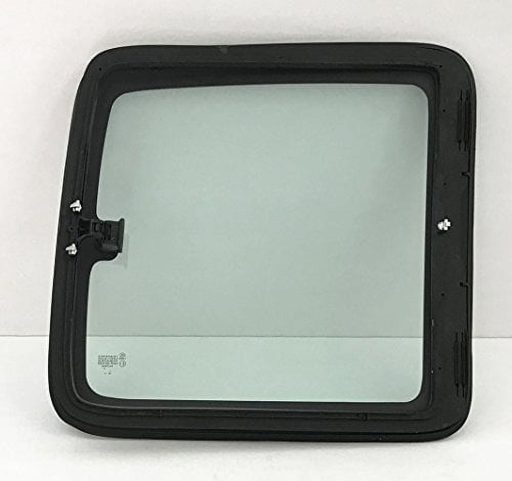 Left Side Rear Quarter Window Glass With Frame & Latch for Chevrolet Silverado Pickup 2 Door Extended Cab 1999-2006 K6930