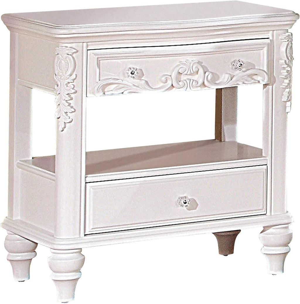 Metallic Lilac 1 Drawer Nightstand R68321