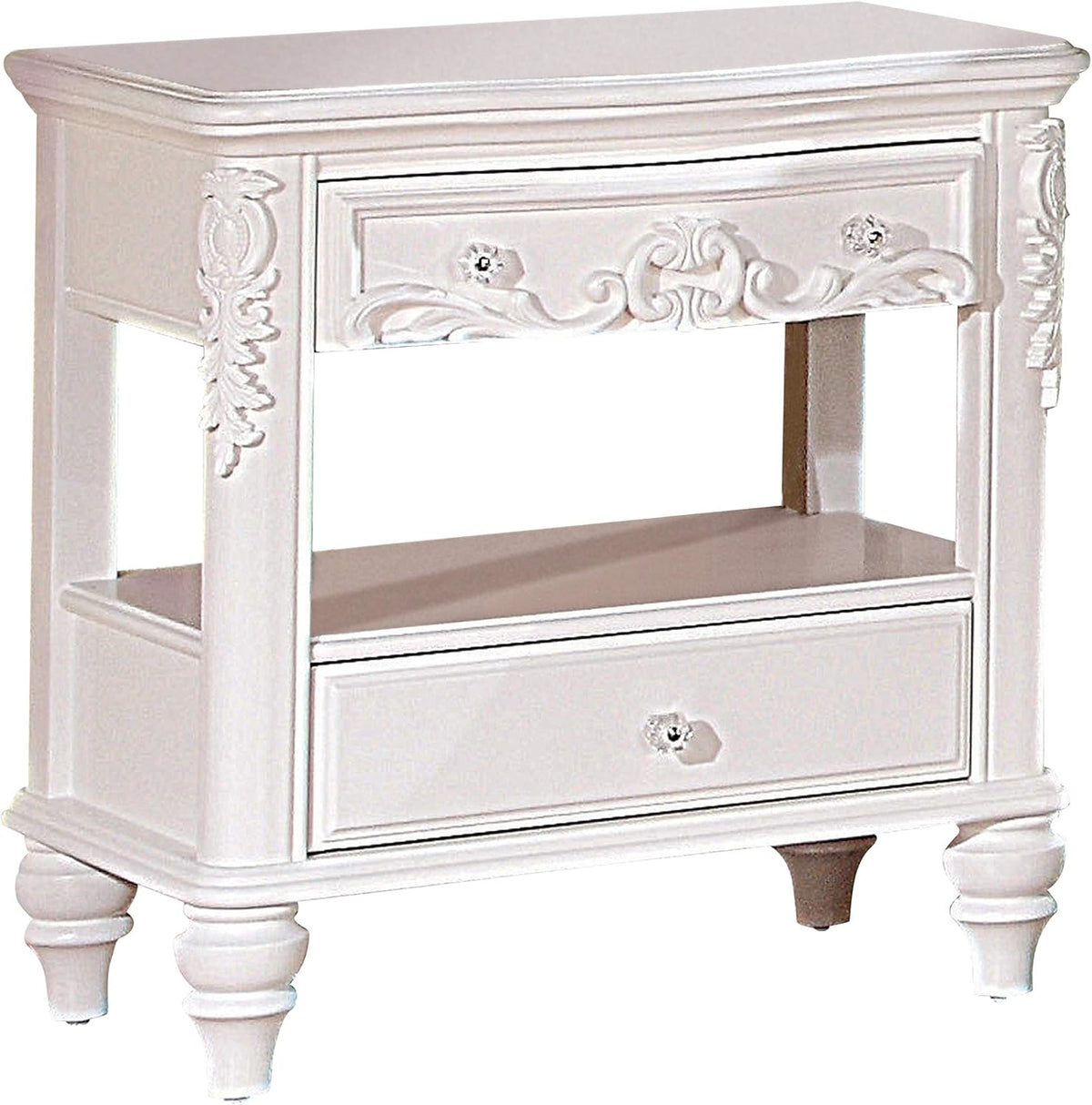 Metallic Lilac 1 Drawer Nightstand R68321