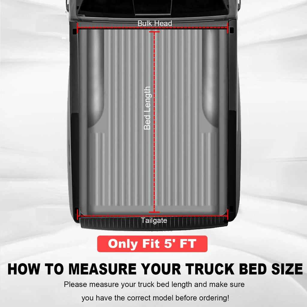 Tri-Fold Soft Tonneau Cover for Toyota Tacoma F36924