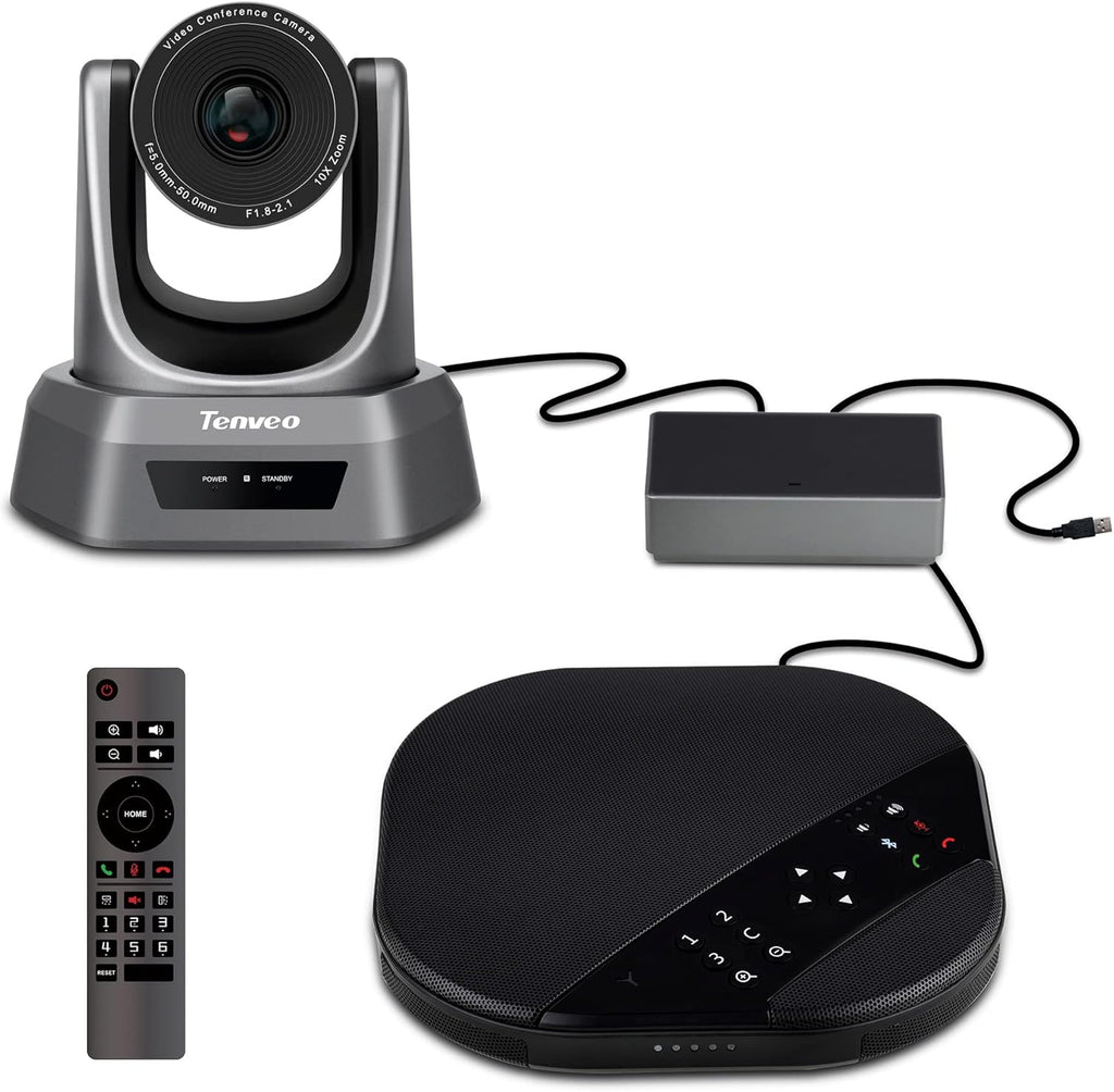 10X Optical Zoom USB PTZ Conference Camera with Expansion Microphones M45451