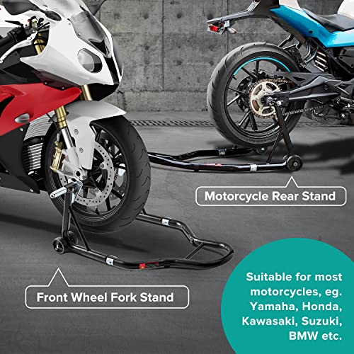 Motorcycle Rear Wheel Lift Stand Red Q1255