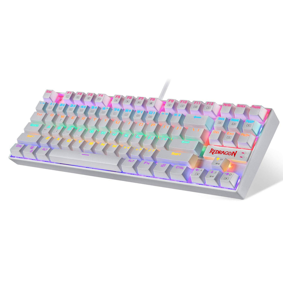 White Mechanical Gaming Keyboard J7247