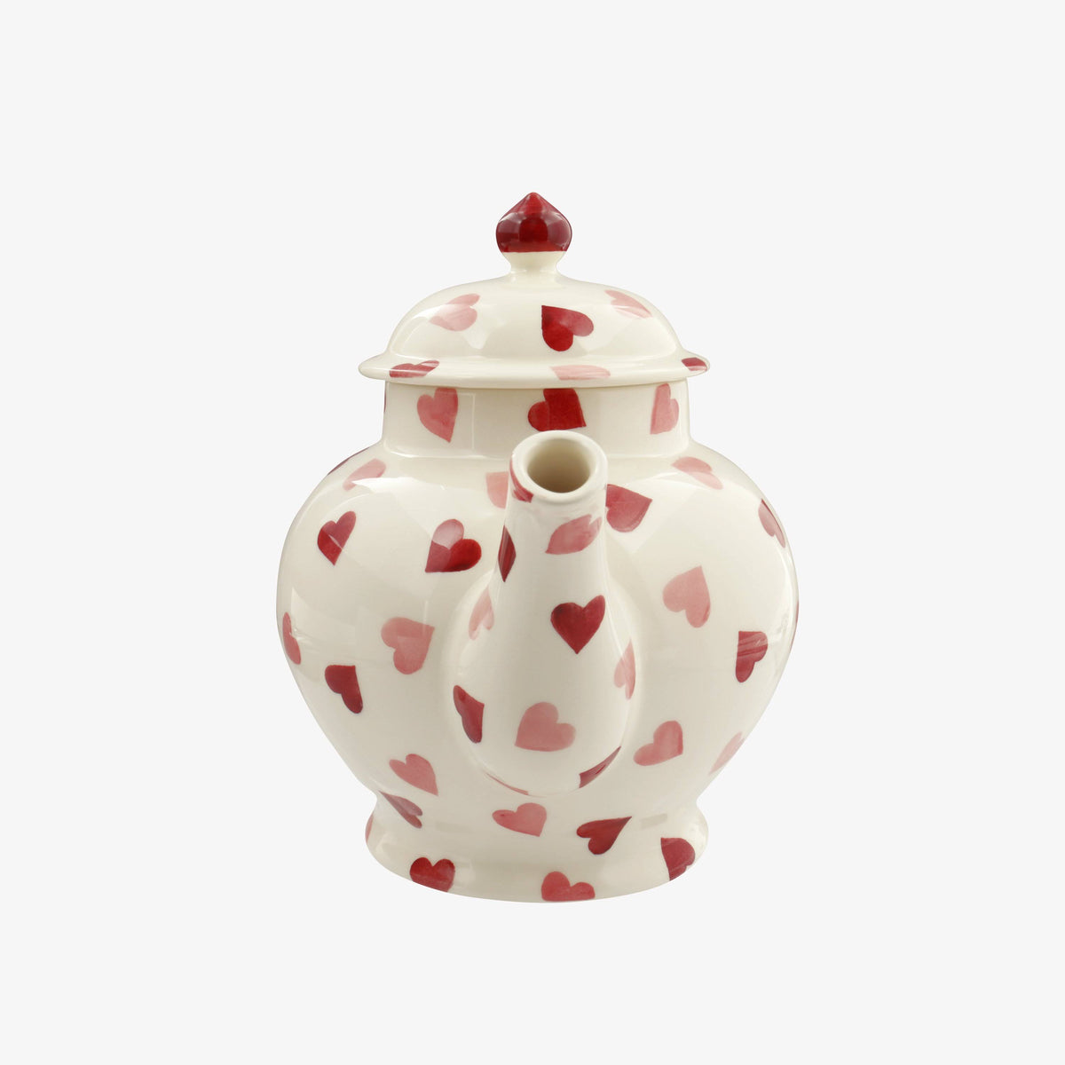 Pink Hearts 4 Mug Teapot Boxed D8048