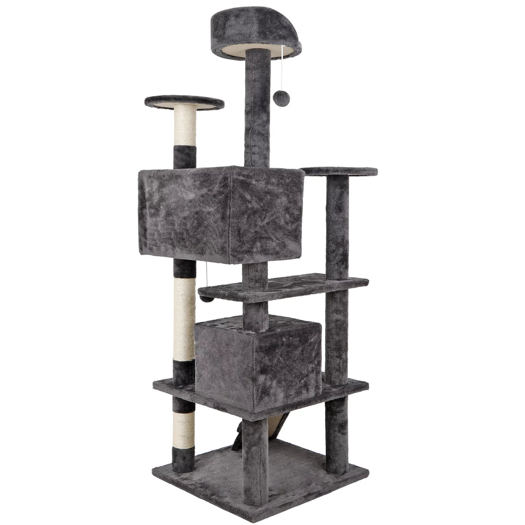 53'' Dark Gray Cat Tree D88659