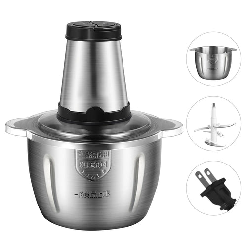 2L Stainless Steel Electric Meat Grinder Food Processor S508214