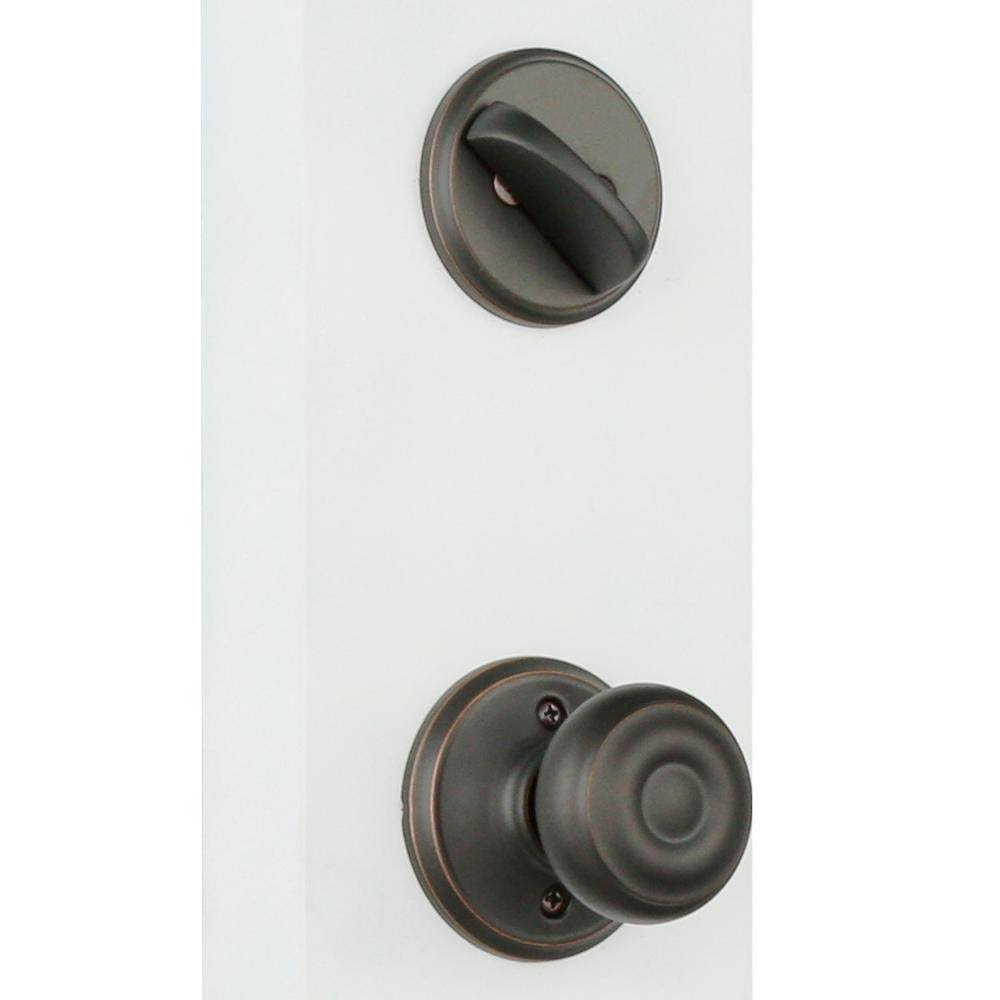 Aged Bronze Single Cylinder Handleset U93354
