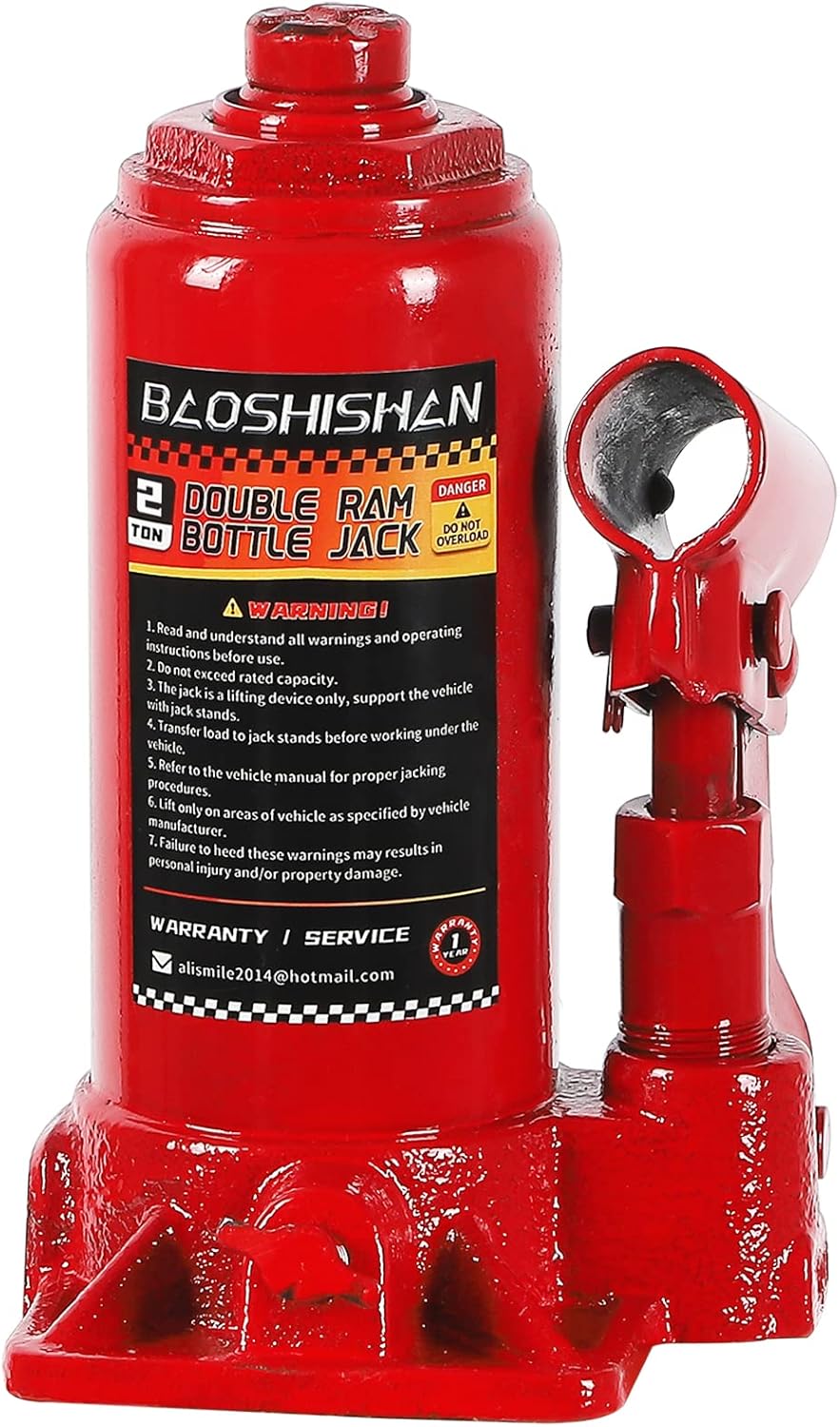 2 Ton Hydraulic Bottle Jack with Carrying Case Pack of 2 A9435