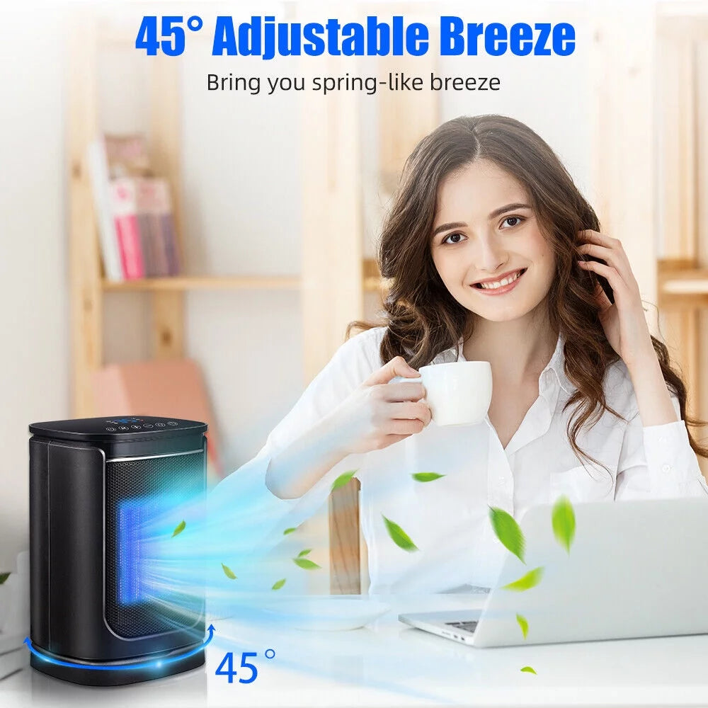 2in1 Portable Air Cool&Heat Fan C4189