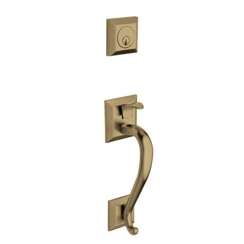 Distressed Antique Nickel Sectional Handleset H255