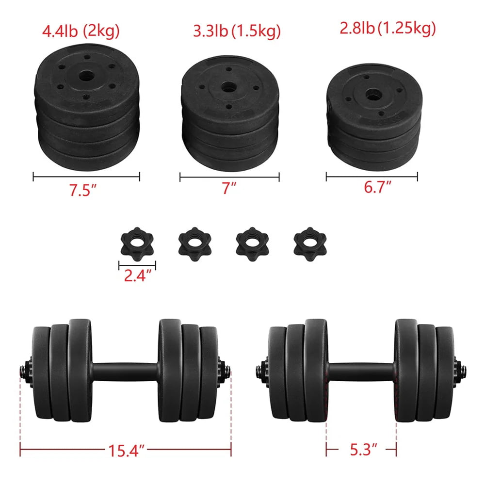 Adjustable 44 Lb Dumbbell Set Y7263