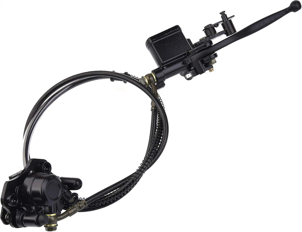 Brake Master Cylinder Caliper Assembly Left Hydraulic with Disc Brake Rotor Pack of 2 X84570