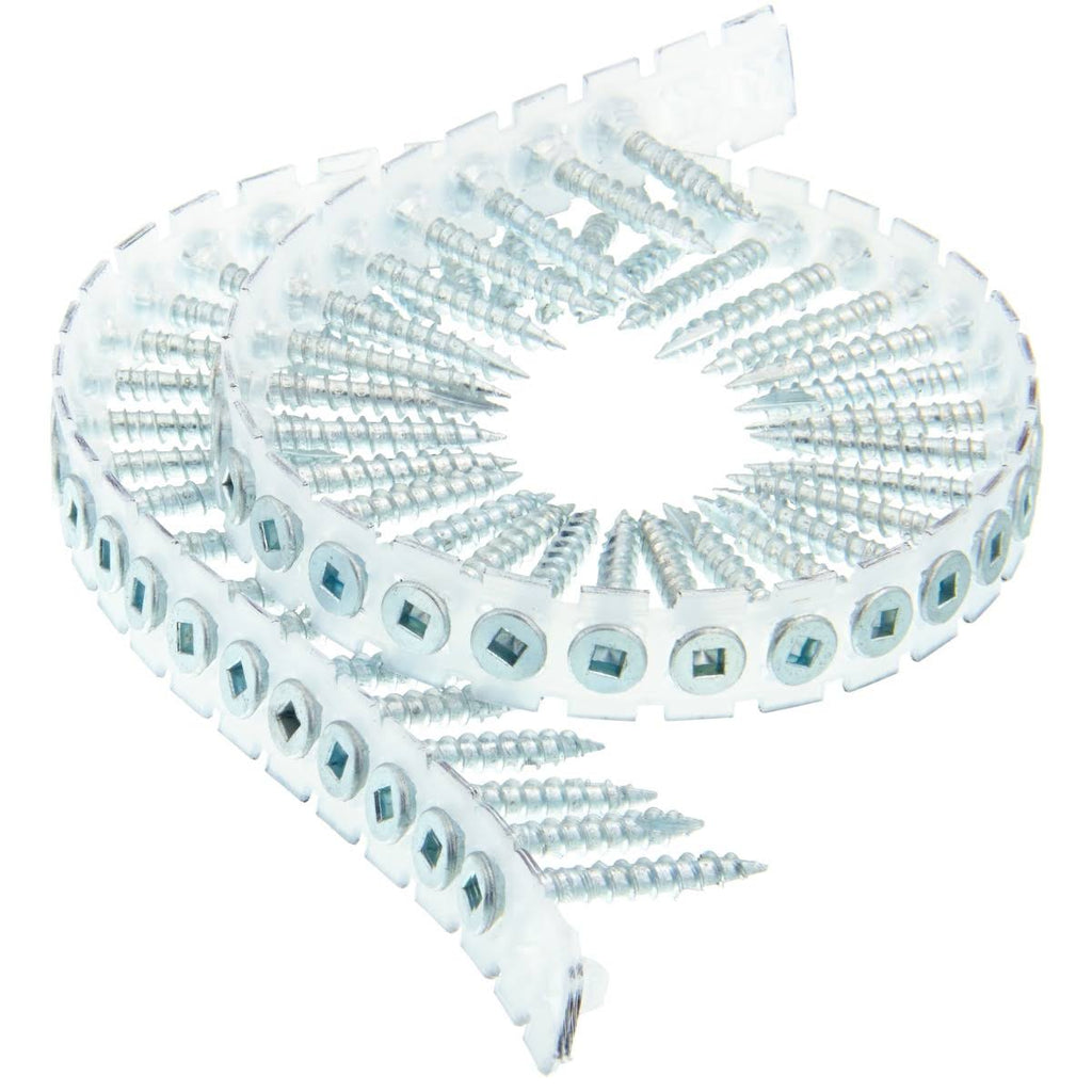 Clear Zinc Wood Screws (4,000-Pack) N14136