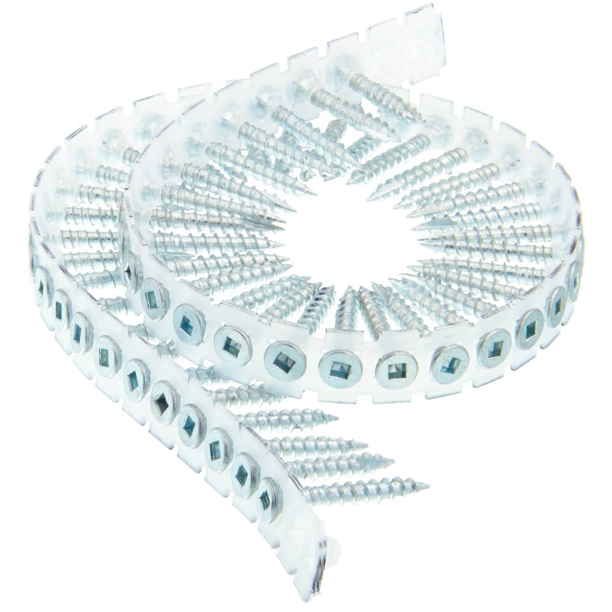 Clear Zinc Wood Screws (4,000-Pack) N14136