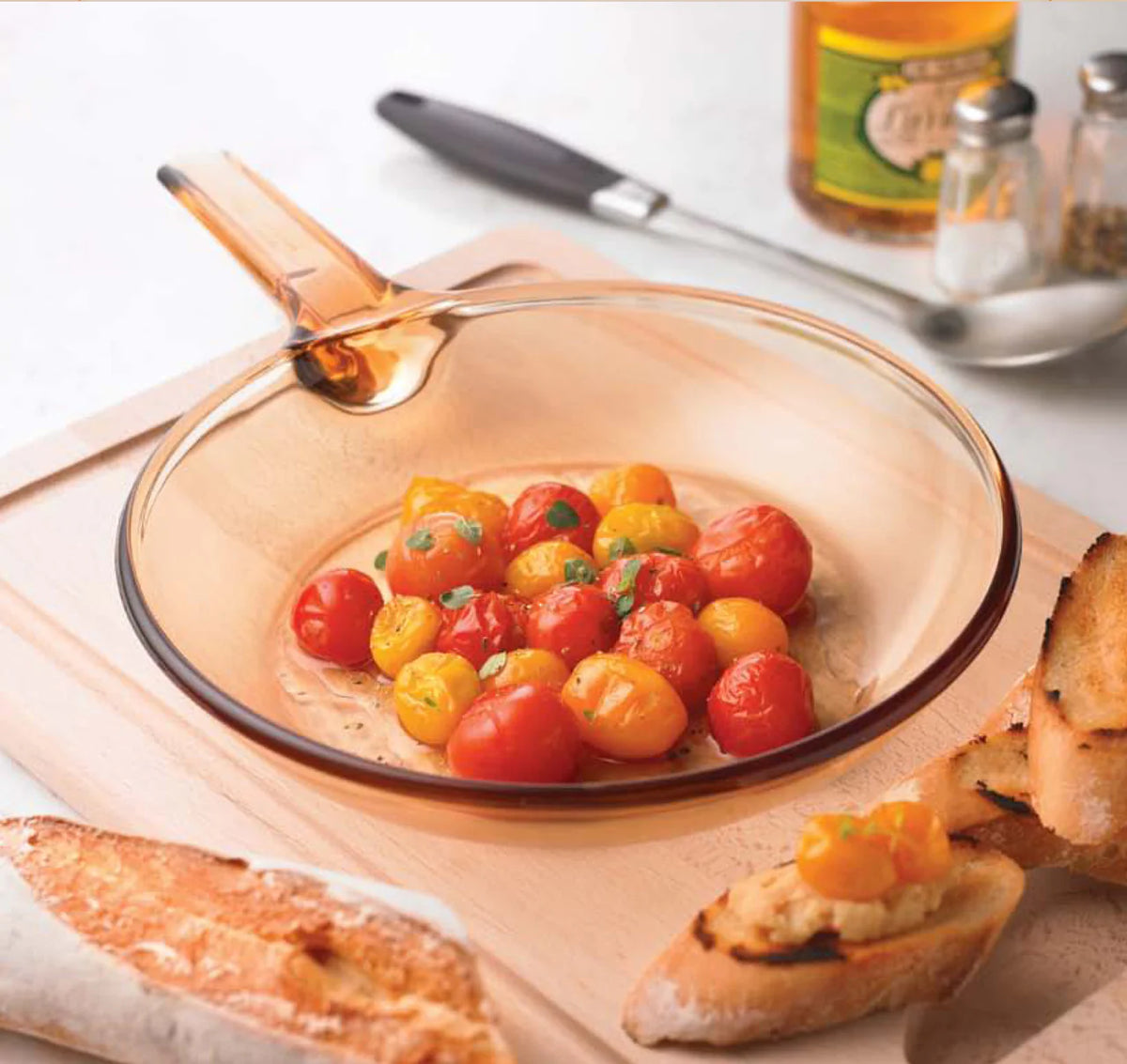 Glass Skillet U7442