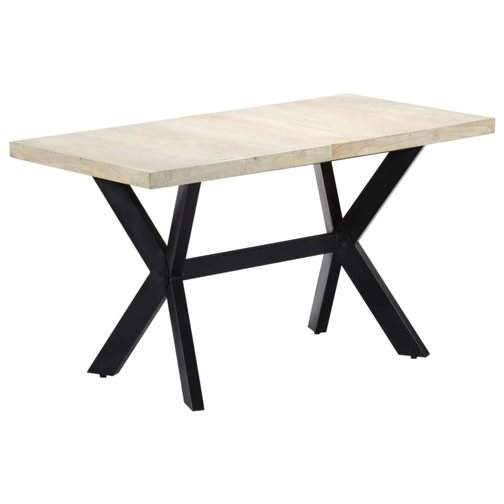 Solid Bleached Mango Wood Dining Table G3534
