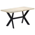 Solid Bleached Mango Wood Dining Table G3534