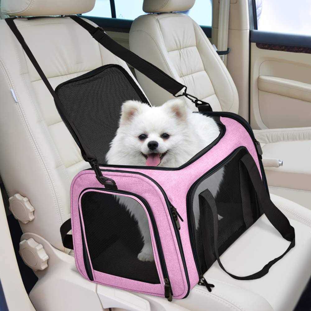 Cat Dog Pet Carrier for Small Medium Cats up to 15 Lbs N5134