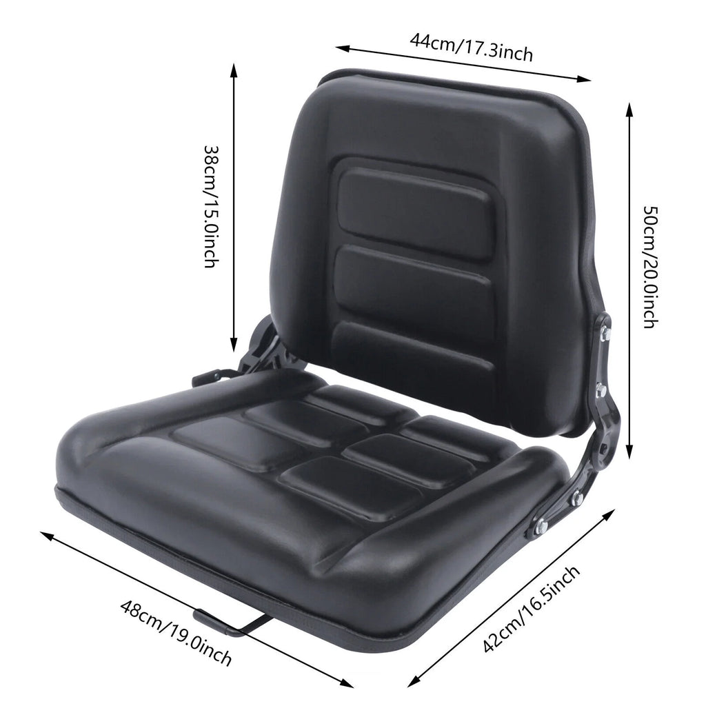 Forklift Seat with Adjustable Back F123