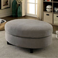 Warm Gray Contemporary Ottoman A260