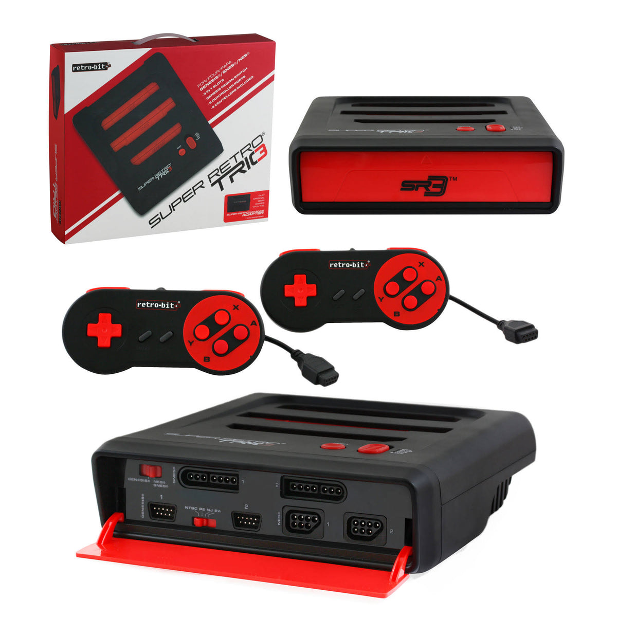 Red/Black 3-in-1 Console B265