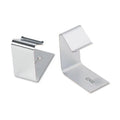 Flexible Metal Cubicle Hangers, Silver, 2/Set E957555
