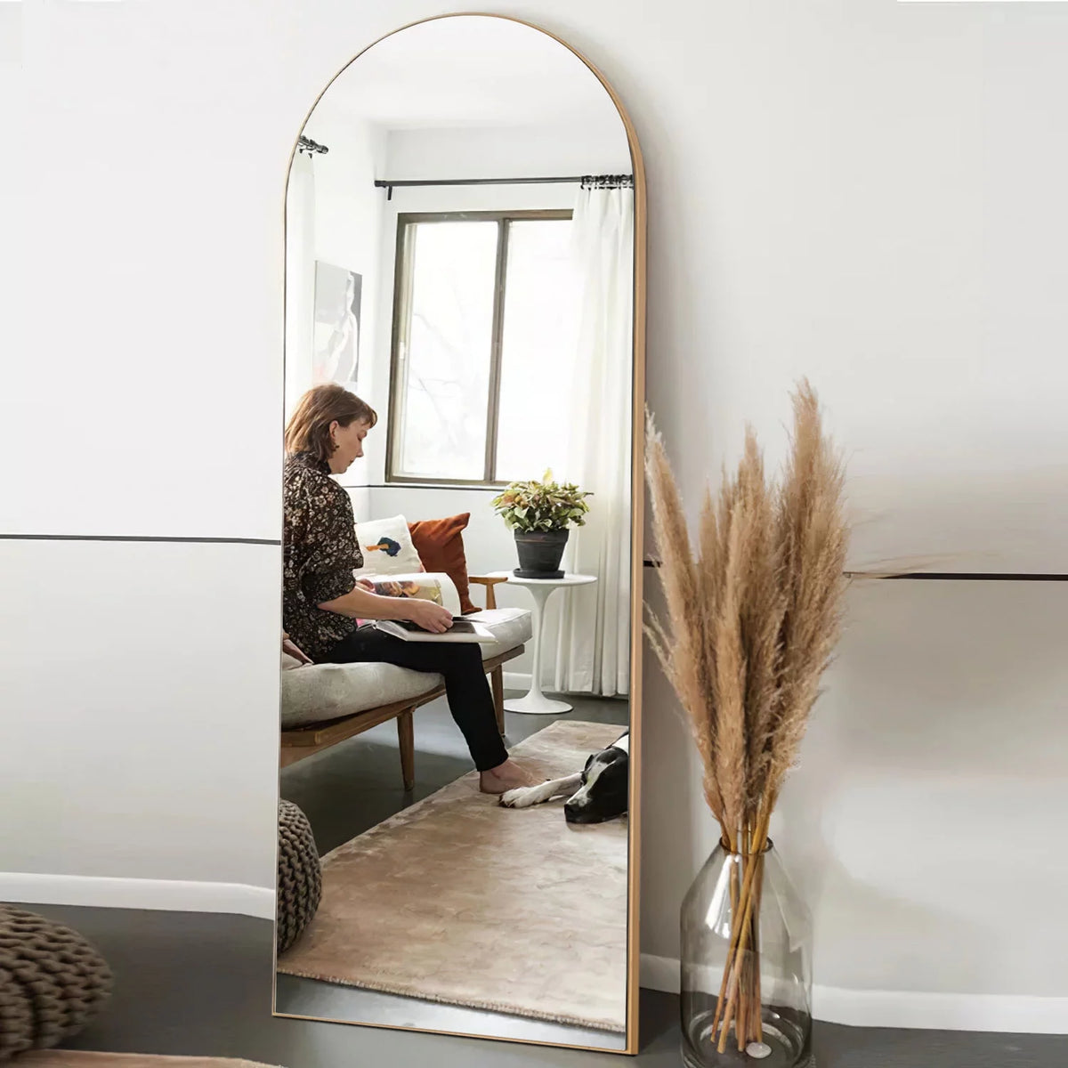 Arch Mirror Full Length Mirror 64"x 21" X3349