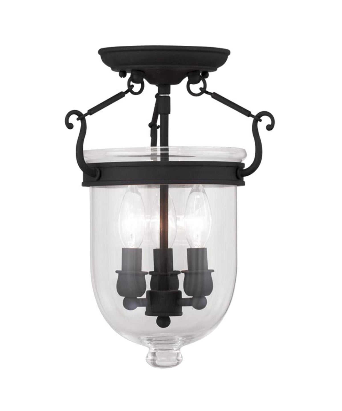 Black Ceiling Mount Light N5544
