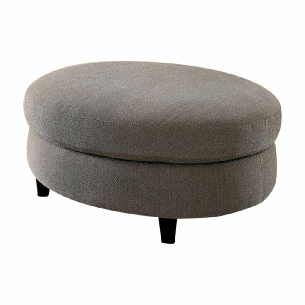 Warm Gray Contemporary Ottoman A260