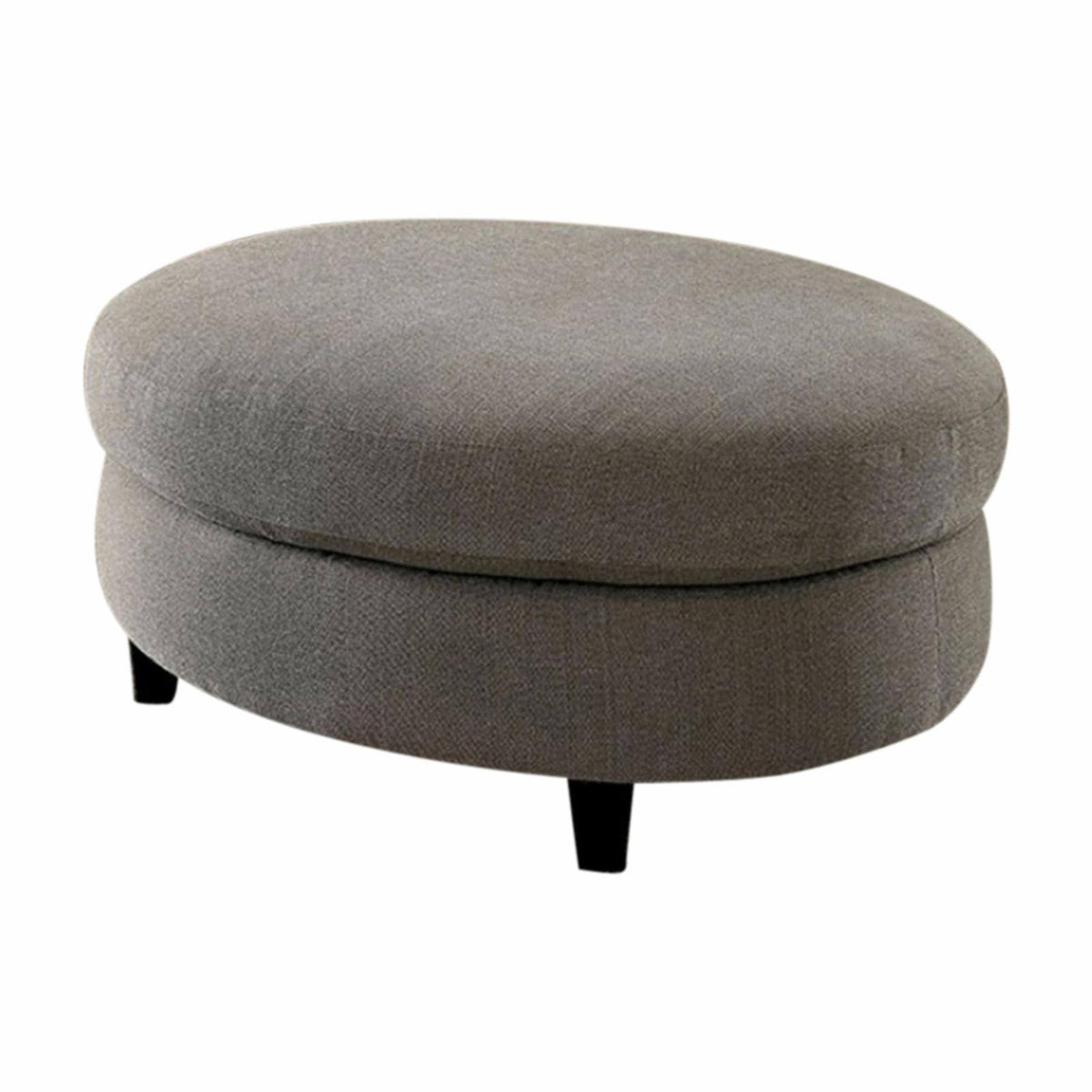 Warm Gray Contemporary Ottoman A260