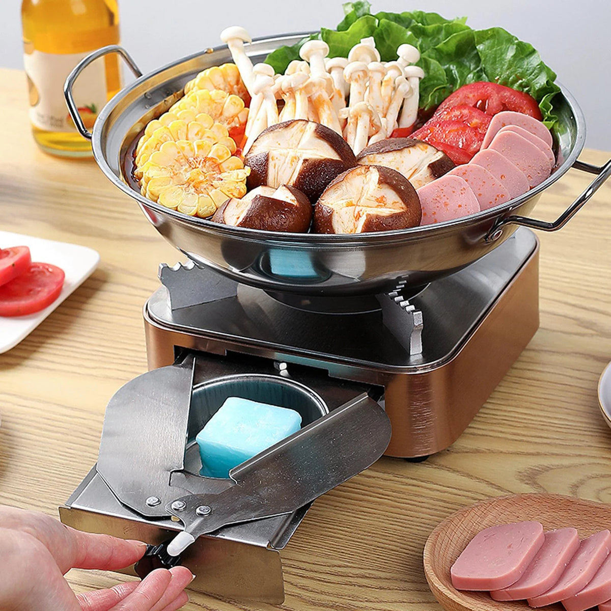 Rose Gold Stainless Steel Mini Furnace F2507