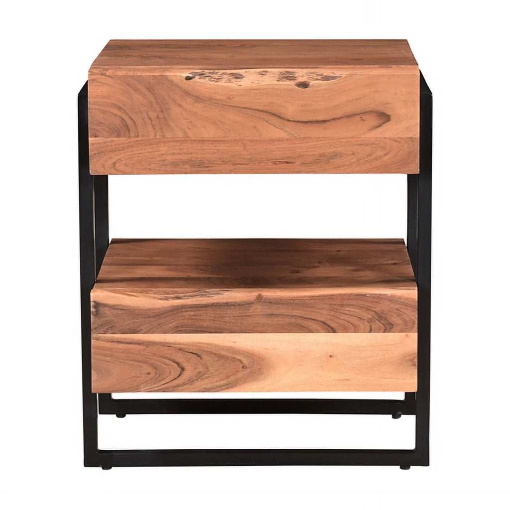Solid Wood 3-piece King Bedroom Set in Brown N945