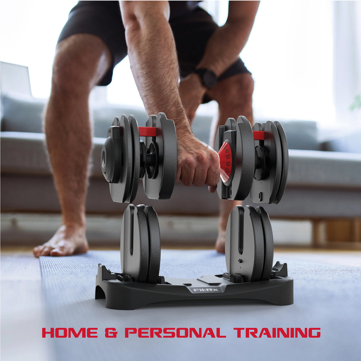 Adjustable Dumbbell 5-52.5 lbs Black Z5592