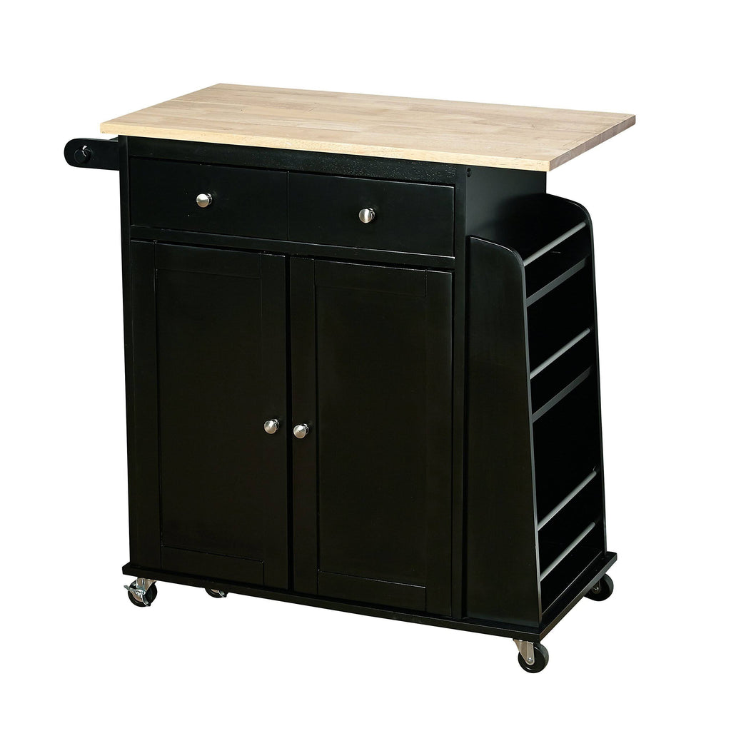 Kitchen Cart Black E783