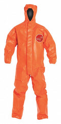 Orange 3XL Hooded Coverall Q846804