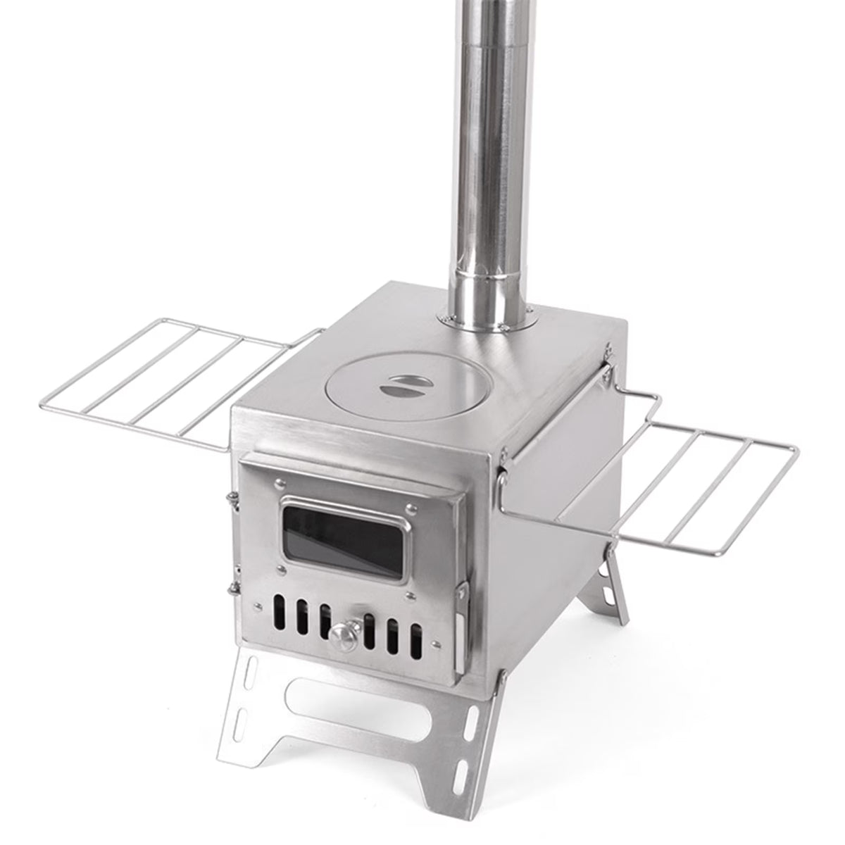 Stainless Steel Foldable Camping Wood Burning Stove X349754