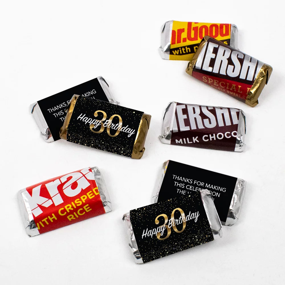 164 Pcs 30th Birthday Candy Party Favors Miniatures Chocolate H59174