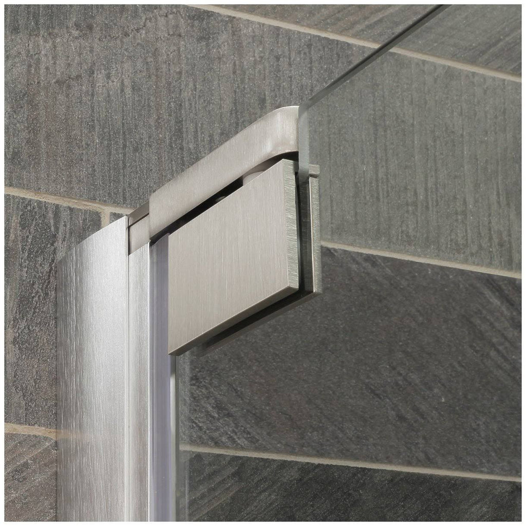 Chrome 34-35W x 72H Pivot Swing-Out Shower Door E6465