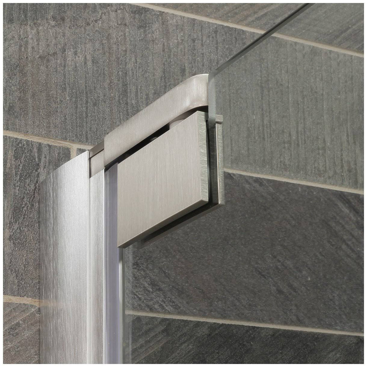 Chrome 34-35W x 72H Pivot Swing-Out Shower Door E6465