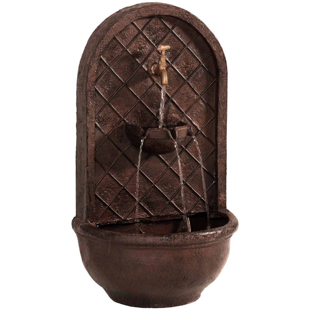 Bronze Solar Wall Fountain R2136