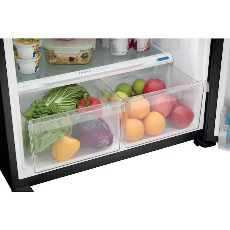 Top Freezer Refrigerator in Black E63640